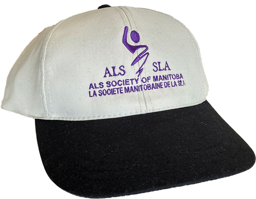 White ALS Hat
