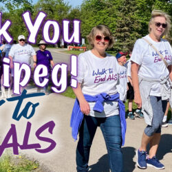 Walk to End ALS Winnipeg Thank You